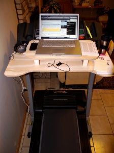 Exercise While Working My New Diy Walking Desk 3mew Com
